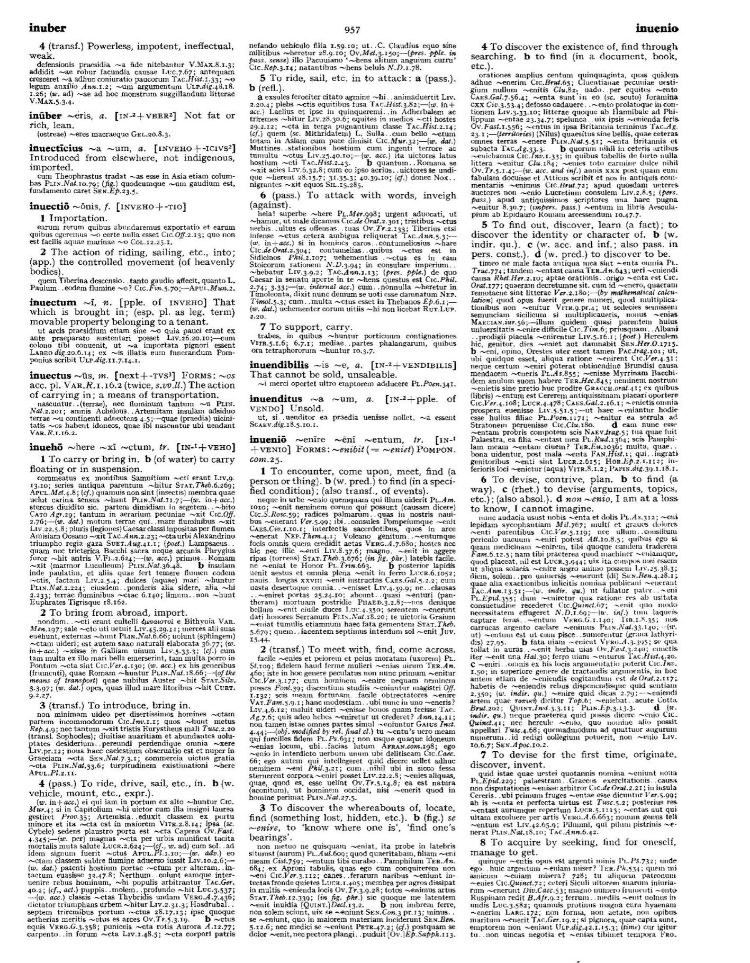 Page from the Oxford Latin Dictionary