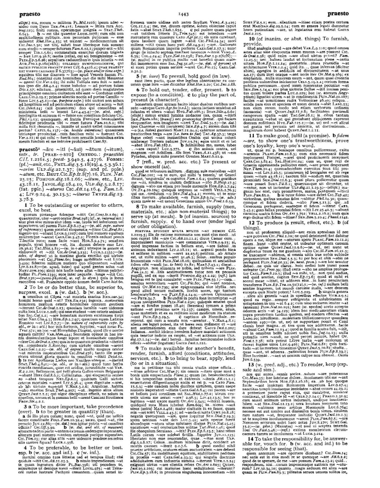Page from the Oxford Latin Dictionary